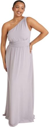 Six Stories One Shoulder Chiffon Bridesmaid Dress in Lilac at Nordstrom, Size 6