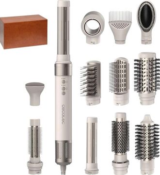 OEM Rizador De Pelo Cecotec Ceramiccare 12 En 1 Airglam Champagne (00249)