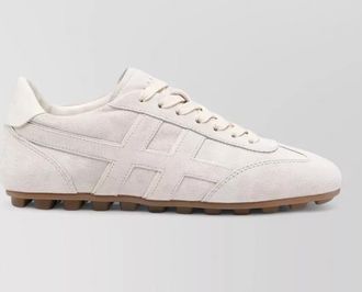 Hogan olympia suede sneakers low top design