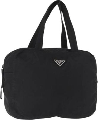 Prada Pre-owned Nylon Handtas - Dames - Vintage Handtas - Zwart - ONE Size - Nylon - Vintage