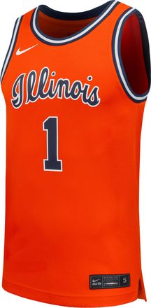 Nike Illinois Fighting Basketball Nike Mens College Replica Jersey in Orange | P32818ILNI25-SOR