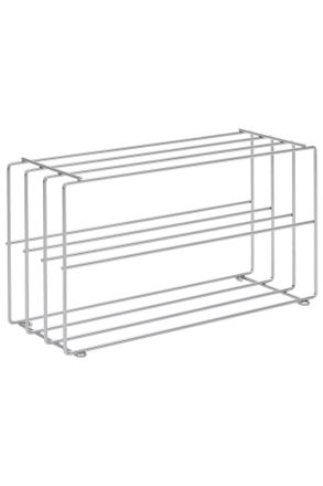 Livetastic Schuhregal, Silberfarben, Chromfarben, Metall, 73x40x28.5 cm, Garderobe, Schuhaufbewahrung, Schuhregale