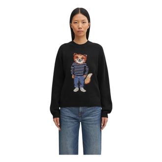 Maison Kitsun&eacute; Donna, Maglie, Nero, XS, new