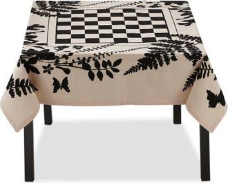 Tag Fern Checkerboard Cotton Tablecloth Multicolor Summer Design in Multicolored at Nordstrom