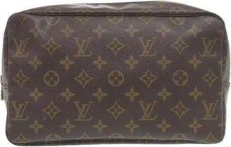 Louis Vuitton Tweedehands Canvas Louis Vuitton tassen - Heren - Vintage Tassen - Bruin - ONE Size - Vintage