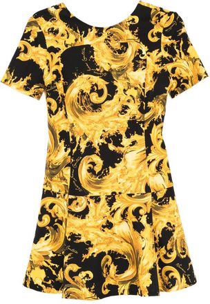 Versace Jeans Couture Baroque Print Mini Dress
