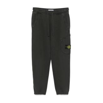 Stone Island Sweatpants, male, Gray, W32, Casual Joggers V0162