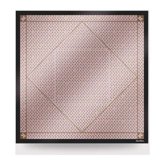 Max Mara Geprinte zijden sjaal - Dames - Zijden sjaals - Roze - ONE Size - Accessoires