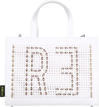 Rebelle Antibesghiaccio - Dames - Shoppers - Wit - ONE Size - Leer - Tassen