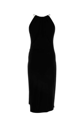 Givenchy Womens Black Viscose Dress Abiti