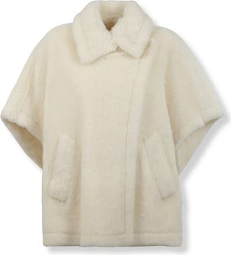 Max Mara Capes - Dames - Ponchos - Beige - ONE Size - Jassen