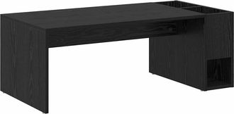 vidaXL Mesa De Caf&eacute; Roble Negro 101,5 X 50 X 37 Cm Vidaxl