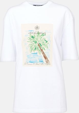 Jacquemus T-shirt Marino in jersey di cotone