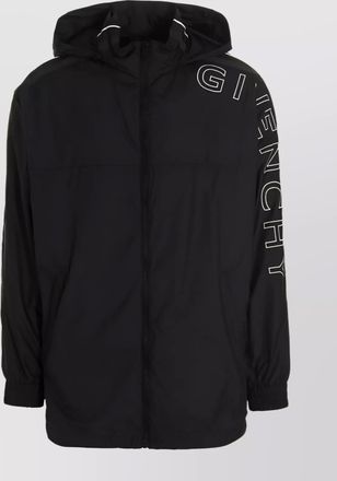 Givenchy hooded jacket with elasticated cuffs and side pockets