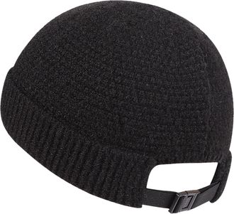 Generic French Style Winter Warm Berets Hat Caps Men and Women Outdoor Solid Color Knitted Cotton Hat Running Sports Warm Knitted Hat for Cold Weather (A, One