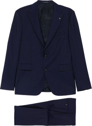 Tagliatore Bruce Deep Blue Peak Lapels Suit