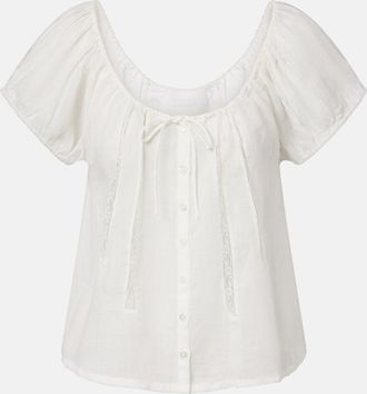 Citizens Of Humanity Tatev lace-trimmed top