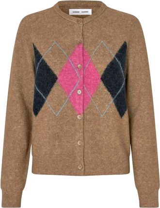 Sams&oslash;e & Sams&oslash;e Sanor Cardigan Corto - - Knitwear - Donna - Multicolore - M