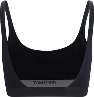 Tom Ford Womens Black Modal Sport Bra Clothing