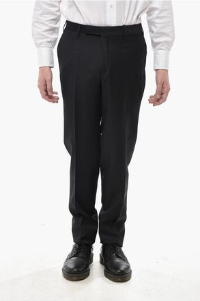 Corneliani TREND Virgin Wool Slim Fit Trousers size 44