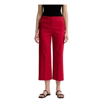 Theory Dames, Broeken, Rood, Maat: XS Linnen