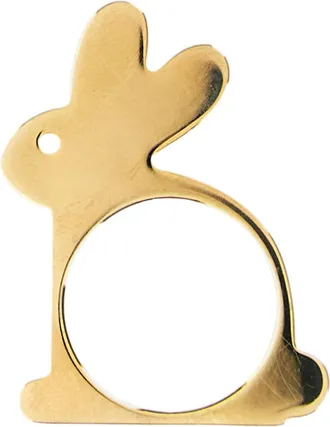 Aliita Stylized Rabbit-Shaped 9K Gold Ring