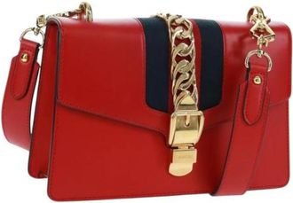 Gucci Pre-owned Cross Body Bags, female, Red, Size: ONE SIZE Pre-owned Vintage Cross Body Bag