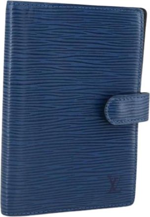 Louis Vuitton Pre-owned Wallets, female, Blue, Size: ONE SIZE Pre-owned Day Planner Cover