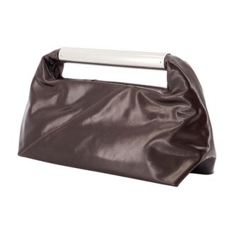 Maison Margiela Womens Jappo Top Handle Bag Brown Calfskin