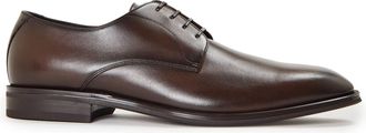 HUGO BOSS Mens Derrek Derb Burb 10266888 01 Derby Shoes in Dark Brown - Size UK 7.5