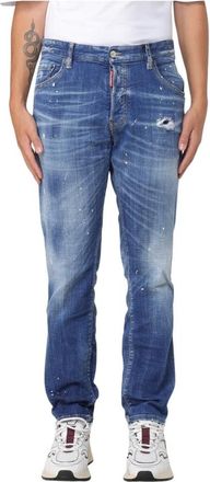 Dsquared2 Heren, Jeans, Blauw, Maat: XS Katoen