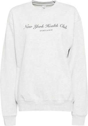 Sporty & Rich Trui met print - Grijs