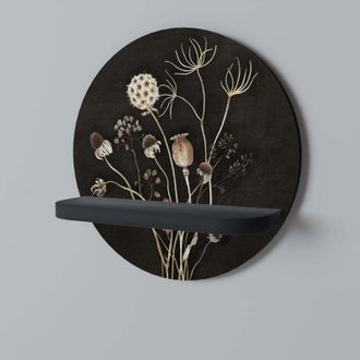 OEM Meadow Shades Estante Redondo Negro