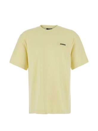 Jacquemus Relaxed Fit Crew Neck T-Shirt with Patch Detail