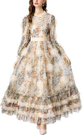 Burryco Burryco Embellished Maxi Dress