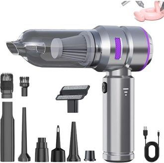 OEM Aspiradora De Mano Inal&aacute;mbrica, Aspiradora De Mano - Aspiradora Y Sopladora Compacta Para Coche 4 En 1 Aspiradora Y Sopladora Compacta Para Coche, Asp