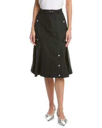 3.1 Phillip Lim Utility Wool-Blend Godet Skirt