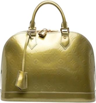 Louis Vuitton Pre-owned Handbags, female, Green, Size: ONE SIZE Pre-owned Alma PM