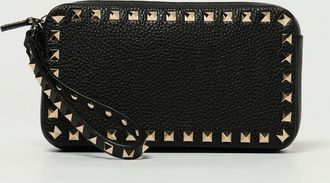 Valentino Garavani Clutch Rockstud Valentino Garavani in pelle a grana