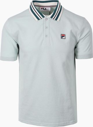 Fila Mens FILA ACHILLE POLO SURF SPRAY - Grey - Size: SIZE 2xl