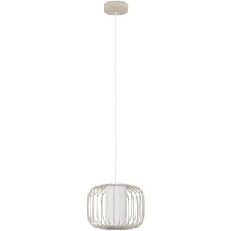 Eglo Lampadario A Sospensione Minimal Terrarosa Acciaio Sabbia 1 Luce E27