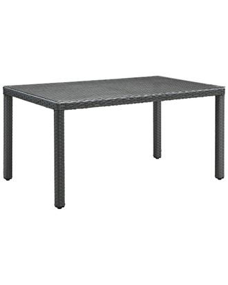 ModWay Discontinued Modway Sojourn 59In Outdoor Patio Wicker Rattan Dining Table