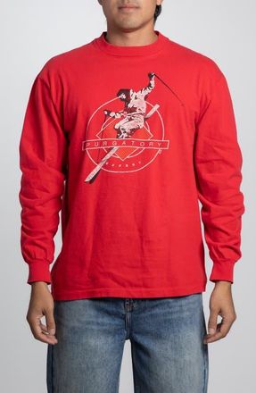 Elwood Vintage Purgatory Ski Tee in Red at Nordstrom, Size X-Large