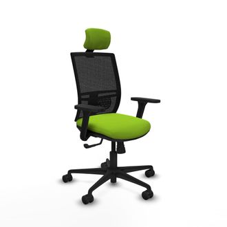 Piqueras y Crespo Silla De Oficina Piqueras Y Crespo Yunquera Negro Soporte Lumbar Ajustable