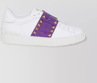 Valentino Garavani rockstud untitled calfskin studded sneakers
