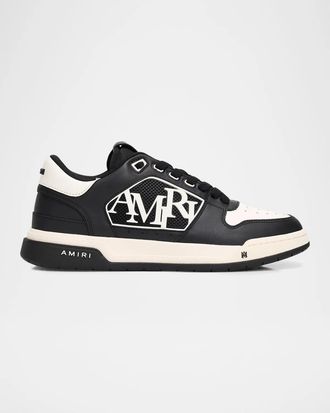 Amiri Men & apos;s Classic Logo Leather Low-Top Sneakers