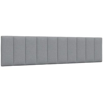 vidaXL Cuscino Testiera Grigio Chiaro 200 cm in Tessuto Vidaxl