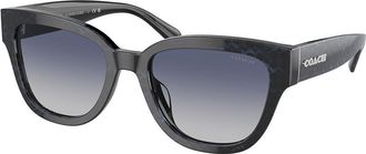 Coach HC8379U CL920 57654L Womens Sunglasses Blue Size 54
