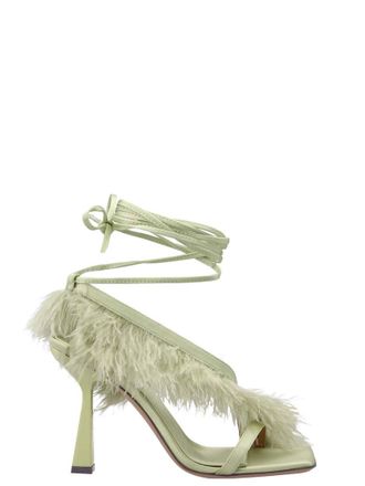 Sebastian Bicolor Viscose Stiletto Heel Womens Sandals