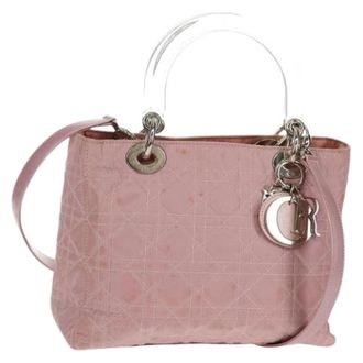 Dior Pre-owned Nylon Handtas - Dames - Vintage Handtas - Roze - ONE Size - Nylon - Vintage